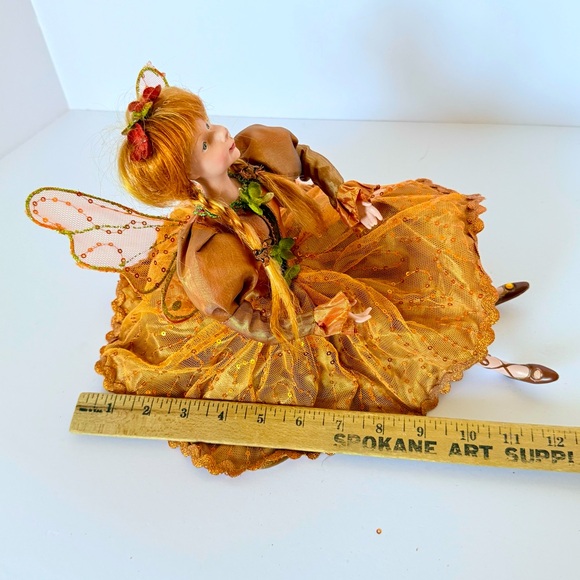 Winward Holidays Autumn Leaves Fairy Pixie Doll Katherine’s Coll 14” Posable - Picture 13 of 14